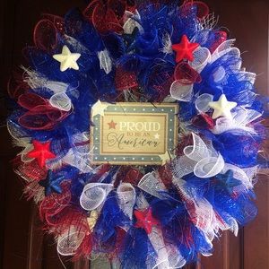 Handmade patriotic Wreaths!!